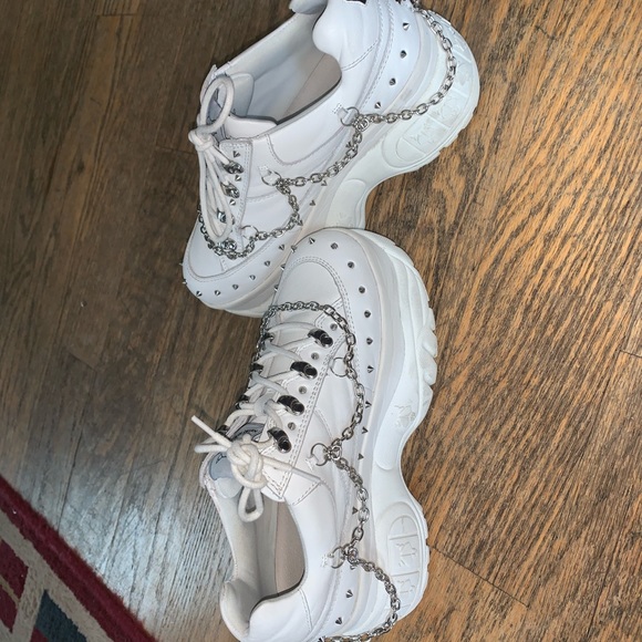 Naked Wolfe Chain Stud Shoes (Sporty Stud White) - Picture 4 of 4